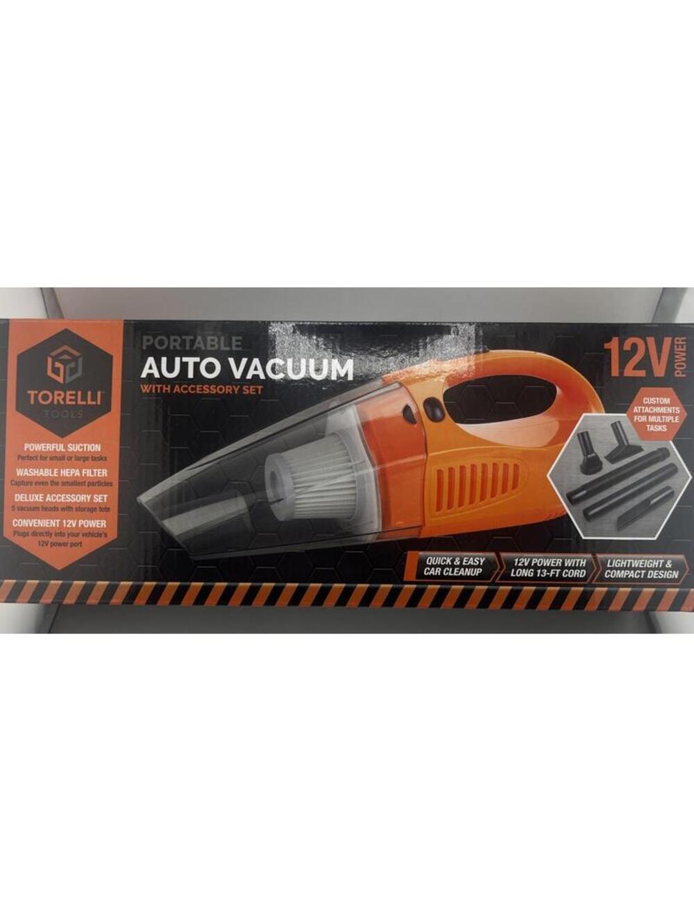 Torelli Tools 12V Portable Auto Vacuum Cleaner New In Box Car Detailing - Picture 2 of 5